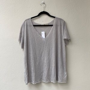 NWT - Project Social T Textured Knit V-neck